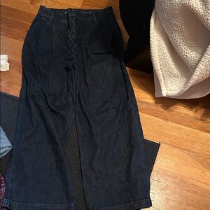 American Eagle Outfitters Dark Denim Trousers